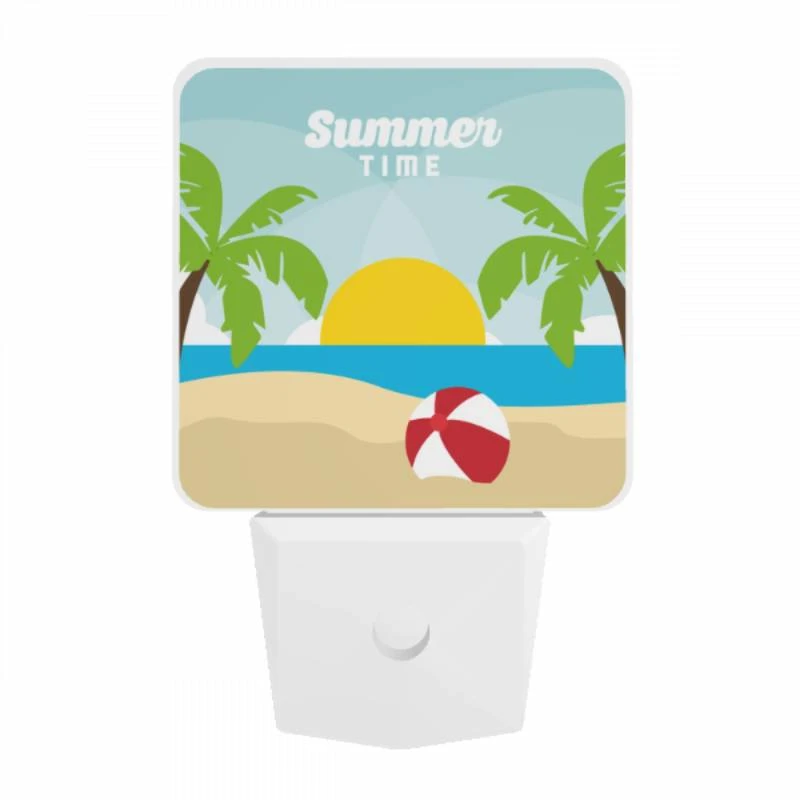 Night Light, A beach scene with a sun Night Light, A Beach Scene With A Sun -Pattern Night Light 00ceb8626c23429839d30a1d4757d5169e1aea05