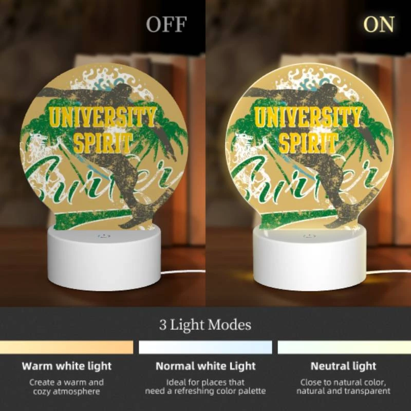 Round Acrylic Night Light, A logo for University Spirit. Round Acrylic Night Light, A Logo For University Spirit. -Pattern Night Light 00d589bdbbf6d899b3ace34df8a8ac5dbf2677ef