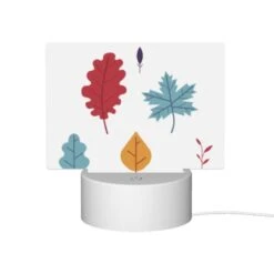 Rectangular Acrylic Night Light, Six Different Colored Leaves Are Shown In A Row. 11 Rectangular Acrylic Night Light, Six Different Colored Leaves Are Shown In A Row. -Pattern Night Light 02c165cf3c00b0fc02c5eb62329586ff6a26d0f9