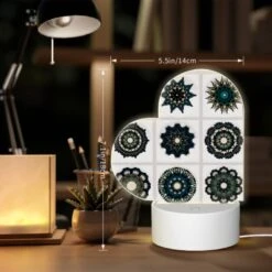 Love Acrylic Night Light, A Collection Of Mandalas In Various Colors. -Pattern Night Light 02d4794fdf7d0ff10ad78bb4bfbed9e651b6122e
