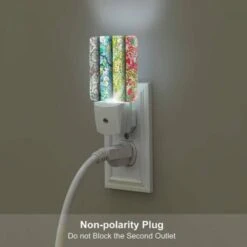 Night Light, Three Colorful Designs Of Flowers Are Displayed On A Wall. 5 Night Light, Three Colorful Designs Of Flowers Are Displayed On A Wall. -Pattern Night Light 042f2f0189459f707d490a73ce4ba0ad42d957fb