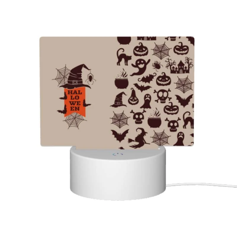 Rectangular Acrylic Night Light, A poster with a wizard and a bowl of soup on it. Rectangular Acrylic Night Light, A Poster With A Wizard And A Bowl Of Soup On It. -Pattern Night Light 047fa387c0618ea385ae4108cc8b35573a41bc1e