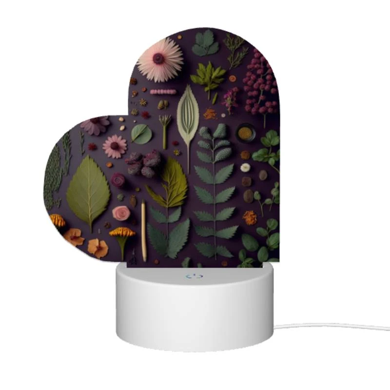 Love Acrylic Night Light, A collection of various plants and flowers. Love Acrylic Night Light, A Collection Of Various Plants And Flowers. -Pattern Night Light 049c03a1424e040612e20080a65c0822b7927fc4