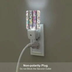 Night Light Set Of 2, Four Colorful Designs Are Displayed In A Row. 6 Night Light Set Of 2, Four Colorful Designs Are Displayed In A Row. -Pattern Night Light 056024ee5d843a204101d0c585c54d396c06f79c