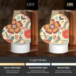 Love Acrylic Night Light, A Colorful Flower With A Dial In The Center. 4 Love Acrylic Night Light, A Colorful Flower With A Dial In The Center. -Pattern Night Light 05b7f2335ae9f2e5d7050d9ec9c5595968afac34