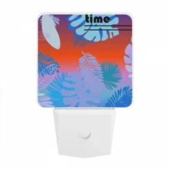 Night Light, A Colorful Image Of Leaves And Flowers With The Words "Summer Time" Written Above It. 9 Night Light, A Colorful Image Of Leaves And Flowers With The Words "Summer Time" Written Above It. -Pattern Night Light 05feda04d8d414e5fbfe5605182eef140a898ab1