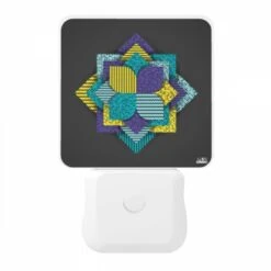 Night Light, A Colorful Geometric Pattern Is Displayed On A Black Background. 10 Night Light, A Colorful Geometric Pattern Is Displayed On A Black Background. -Pattern Night Light 068b0b4e1bd86fe93e1afa5a66b930a636d8547c