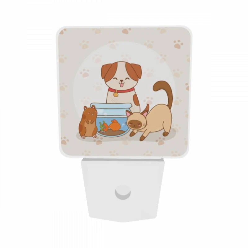 Night Light Set of 2, A dog Night Light Set Of 2, A Dog -Pattern Night Light 06ec329aef0aab9264088a03557142979980e1eb
