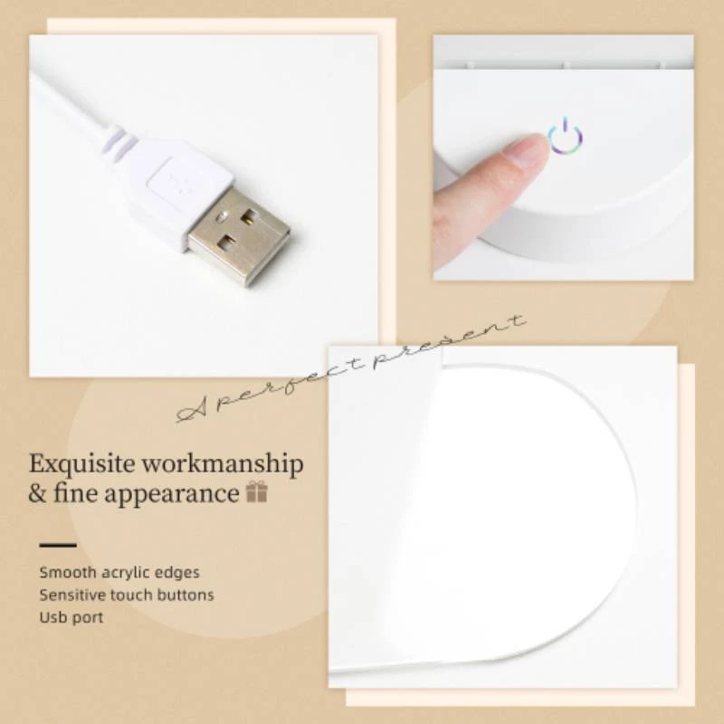 Love Acrylic Night Light, A colorful flower design with yellow Love Acrylic Night Light, A Colorful Flower Design With Yellow -Pattern Night Light 074293abdec5a53cc5c43dd22a12dbb63e8b3b1a 82