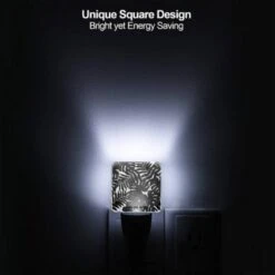 Night Light, A Close Up Of A Leafy Plant With A Black And White Background. 6 Night Light, A Close Up Of A Leafy Plant With A Black And White Background. -Pattern Night Light 0800fa3fc8dbf45b9b6ba4b27046584414f49adf