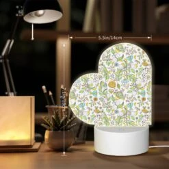 Love Acrylic Night Light, A Colorful Floral Pattern With Yellow 6 Love Acrylic Night Light, A Colorful Floral Pattern With Yellow -Pattern Night Light 081394111524c84a4bb89fc43e06bc7056392160