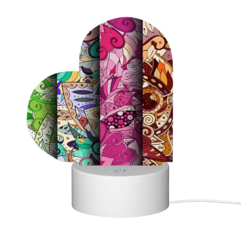 Love Acrylic Night Light, Four different colored designs of swirls and patterns. Love Acrylic Night Light, Four Different Colored Designs Of Swirls And Patterns. -Pattern Night Light 0a75be7fd06cdc2555ad993d3d6cbf7bedbb9135