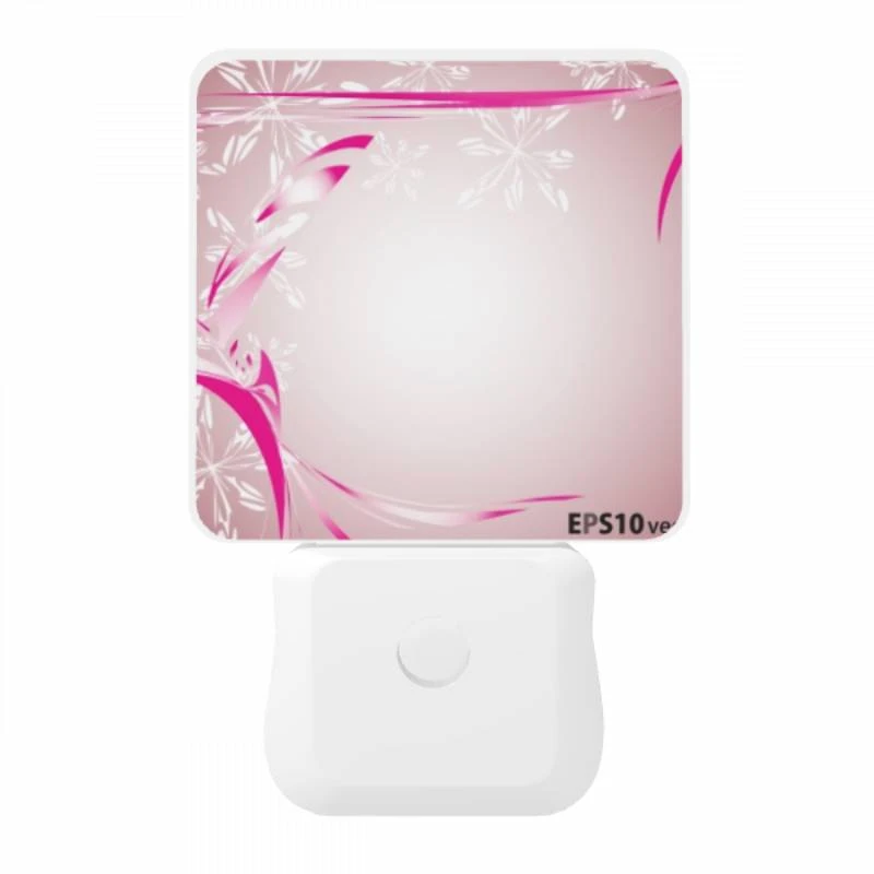 Night Light, A pink and white snowflake design on a pink background. Night Light, A Pink And White Snowflake Design On A Pink Background. -Pattern Night Light 0b904f29f00784683750a7c286c7a09ec5289213