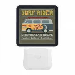 Night Light, A Surfboard Rider Van Is Parked At Huntington Beach. 11 Night Light, A Surfboard Rider Van Is Parked At Huntington Beach. -Pattern Night Light 0c635c74f0e4377d7a56310c9a6f7fea6dd57253