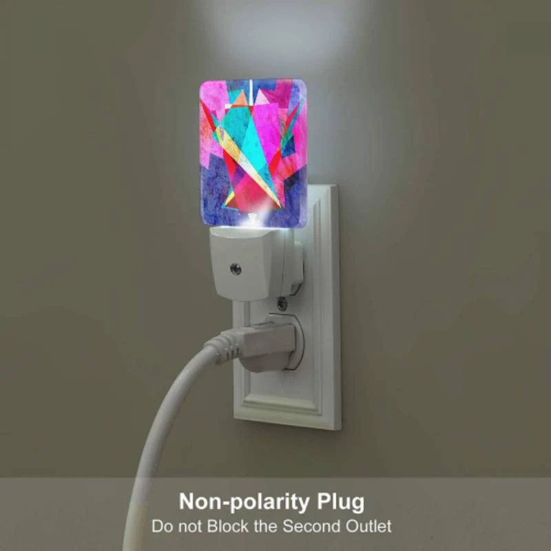 Night Light, A colorful abstract art piece with a blue background. Night Light, A Colorful Abstract Art Piece With A Blue Background. -Pattern Night Light 0cf47c5bcc34dcfdc599c93bf816ec2a724c66c7