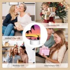 Love Acrylic Night Light, A Cocktail Glass Is Sitting On A Table In Front Of A Beautiful Sunset. 9 Love Acrylic Night Light, A Cocktail Glass Is Sitting On A Table In Front Of A Beautiful Sunset. -Pattern Night Light 114a4f89503ef9d447a79fa9c261c1905c228dab