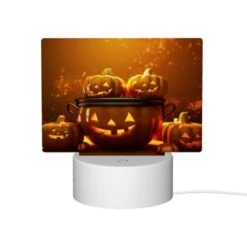 Rectangular Acrylic Night Light, A Group Of Pumpkins Are Sitting In A Pot. 11 Rectangular Acrylic Night Light, A Group Of Pumpkins Are Sitting In A Pot. -Pattern Night Light 153f81f93bffb46f47901f0c26aa247ee52a1c3a