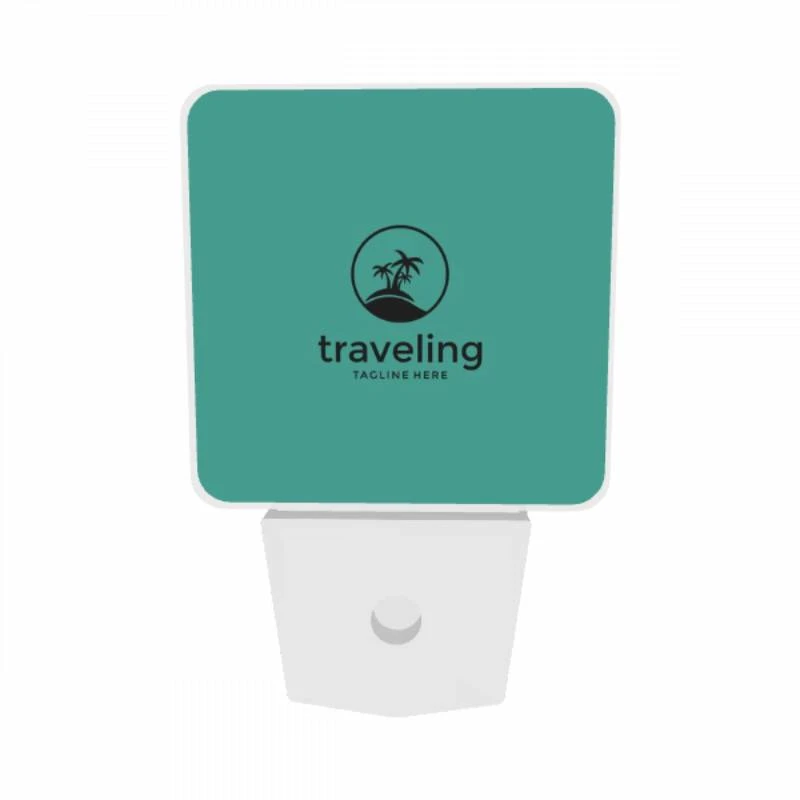 Night Light Set of 2, A logo for a traveling company. Night Light Set Of 2, A Logo For A Traveling Company. -Pattern Night Light 1661e914d01bb5f3f565120366912f8b79a60e53