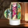 Love Acrylic Night Light, Four Different Colored Paintings Of Flowers. 1 Love Acrylic Night Light, Four Different Colored Paintings Of Flowers. -Pattern Night Light 16e67b074515f0bad8731692eeea5cf1574f43ee