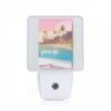 Night Light, A Colorful Cartoon Of A Beach With A House And Palm Trees. 1 Night Light, A Colorful Cartoon Of A Beach With A House And Palm Trees. -Pattern Night Light 178ad405b575e7ee69dd818df3efbf34b17e97bb