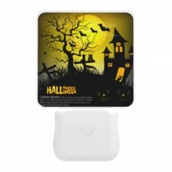 Night Light, A Halloween Scene With A Tree -Pattern Night Light 18c043696ce686017714a15c7bd4705da809f47a