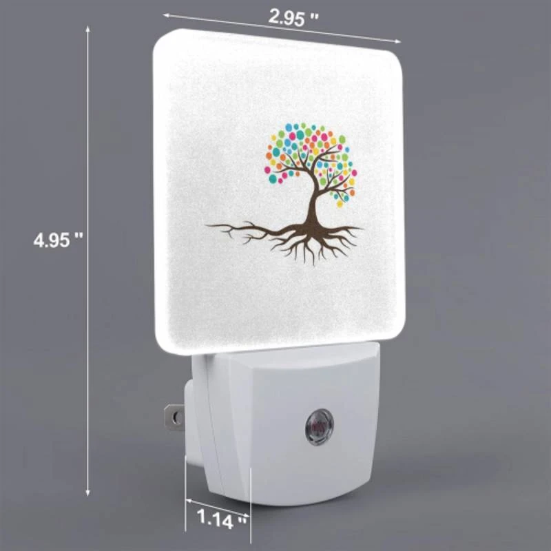 Night Light, A tree with many colors on it. Night Light, A Tree With Many Colors On It. -Pattern Night Light 1a201bfa18b4074207cfb363303112ee455a168f