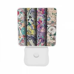 Night Light Set Of 2, Four Colorful Designs Are Displayed In A Row. 9 Night Light Set Of 2, Four Colorful Designs Are Displayed In A Row. -Pattern Night Light 1a816882e64076bfb3bd197238bde64542e3a0d0