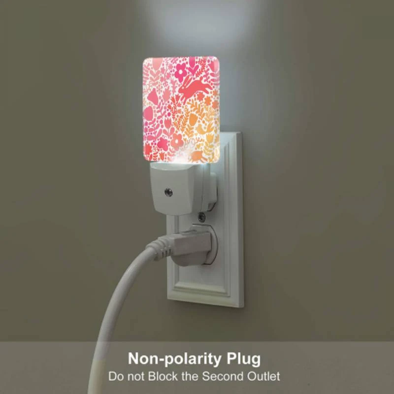 Night Light, A colorful floral pattern with a bunny in the middle. Night Light, A Colorful Floral Pattern With A Bunny In The Middle. -Pattern Night Light 1d49adb3a92fb1296ebb2546b3d71938f844caca