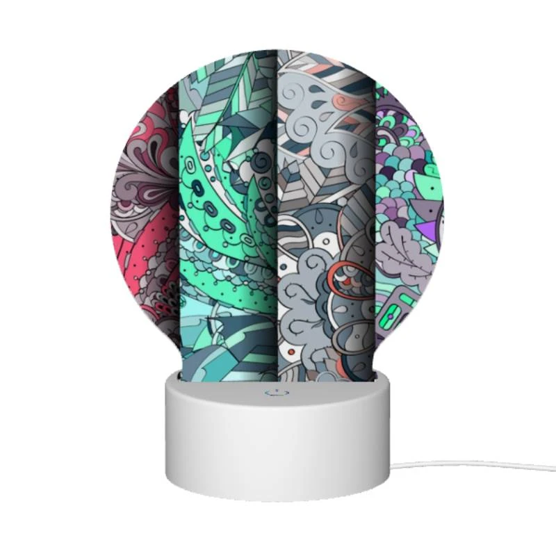 Round Acrylic Night Light, Four different colored designs of a leaf. Round Acrylic Night Light, Four Different Colored Designs Of A Leaf. -Pattern Night Light 1e12908e43cff71d69311fe8ffce44ae28f7e329