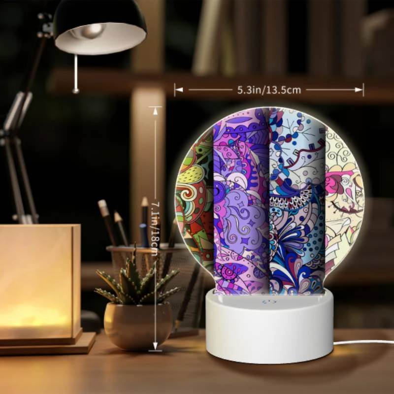 Round Acrylic Night Light, Four different colored designs of a butterfly. Round Acrylic Night Light, Four Different Colored Designs Of A Butterfly. -Pattern Night Light 1e85eee92eb88c3f2a833b9222d3e3434df96d71