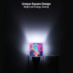 Night Light, A Colorful Abstract Art Piece With A Blue Background. 6 Night Light, A Colorful Abstract Art Piece With A Blue Background. -Pattern Night Light 1ecc0275d280289274428cc93e00a12e2c2040a9