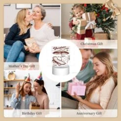 Rectangular Acrylic Night Light, A Beach Umbrella Is Open And Shading A Lounge Chair. 9 Rectangular Acrylic Night Light, A Beach Umbrella Is Open And Shading A Lounge Chair. -Pattern Night Light 1f2baa416f50f6cd890b82ce1611d23ba835f406