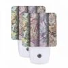 Night Light Set Of 2, Four Different Colored Paintings Of Swirls And Designs. 2 Night Light Set Of 2, Four Different Colored Paintings Of Swirls And Designs. -Pattern Night Light 208e5f2bc42f07cf4ae4d6be612f4522ee45e40b