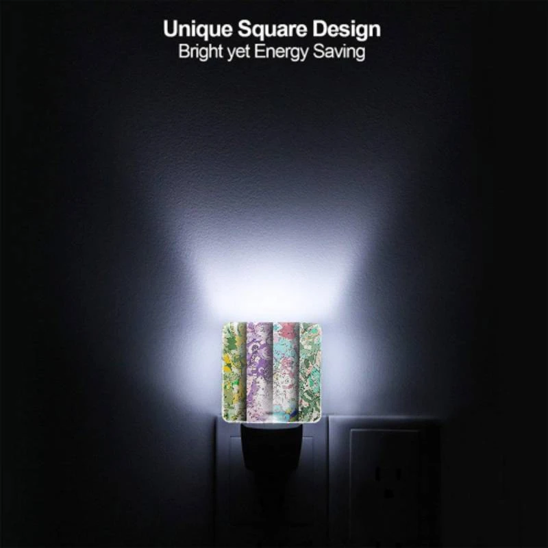 Night Light Set of 2, Four different colored designs of a clock. Night Light Set Of 2, Four Different Colored Designs Of A Clock. -Pattern Night Light 20f2e9872e6326b24102cc5ea1134ced888b9e93