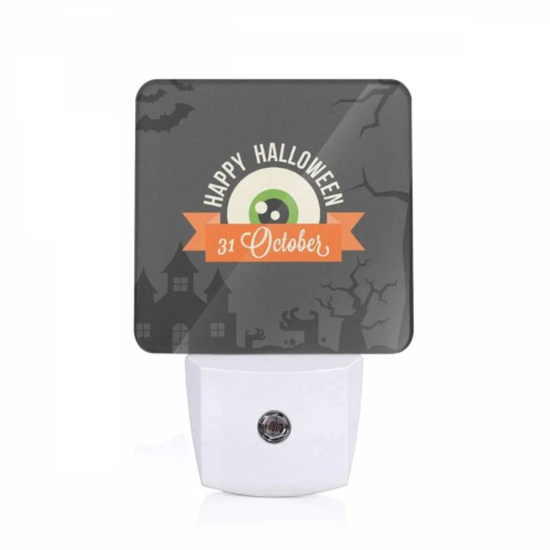 Night Light, A Halloween poster with a green eye and the date 31 October. Night Light, A Halloween Poster With A Green Eye And The Date 31 October. -Pattern Night Light 22c046e35c8acca1cd766203f68f3b4c8c04af98