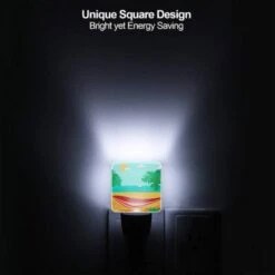 Night Light, A Red And White Beach Umbrella Is Set Up On The Sand 6 Night Light, A Red And White Beach Umbrella Is Set Up On The Sand -Pattern Night Light 234bf8507cc52add6a3083b5a0bbee87de12860f