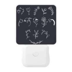 Night Light, A Collection Of Flower Drawings In Black And White. 10 Night Light, A Collection Of Flower Drawings In Black And White. -Pattern Night Light 2414bccf3feda1e0abbff9a2a646ce06718458a4