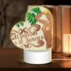 Love Acrylic Night Light, A Woman In A Bikini Is Standing In Front Of A Palm Tree. -Pattern Night Light 25d7689ddae761938039118f3e4ff799c0f0d72c