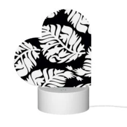 Love Acrylic Night Light, A Black And White Pattern Of Leaves. 11 Love Acrylic Night Light, A Black And White Pattern Of Leaves. -Pattern Night Light 2756f3742625992aa846fded84adeea497dc533f