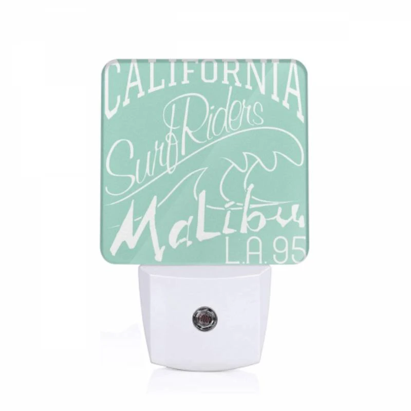 Night Light, A surfboard with the words California Riders Surf Surf Surf on it. Night Light, A Surfboard With The Words California Riders Surf Surf Surf On It. -Pattern Night Light 279569836c1c89d08ef57ca8e086fd21bc6f730d