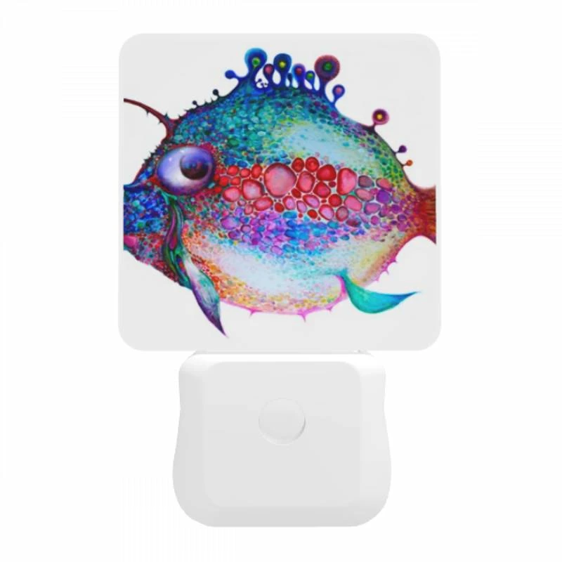 Night Light, A colorful fish with a blue and red body. Night Light, A Colorful Fish With A Blue And Red Body. -Pattern Night Light 286e934a703f9c4847edcf88fc659e120d9272f0