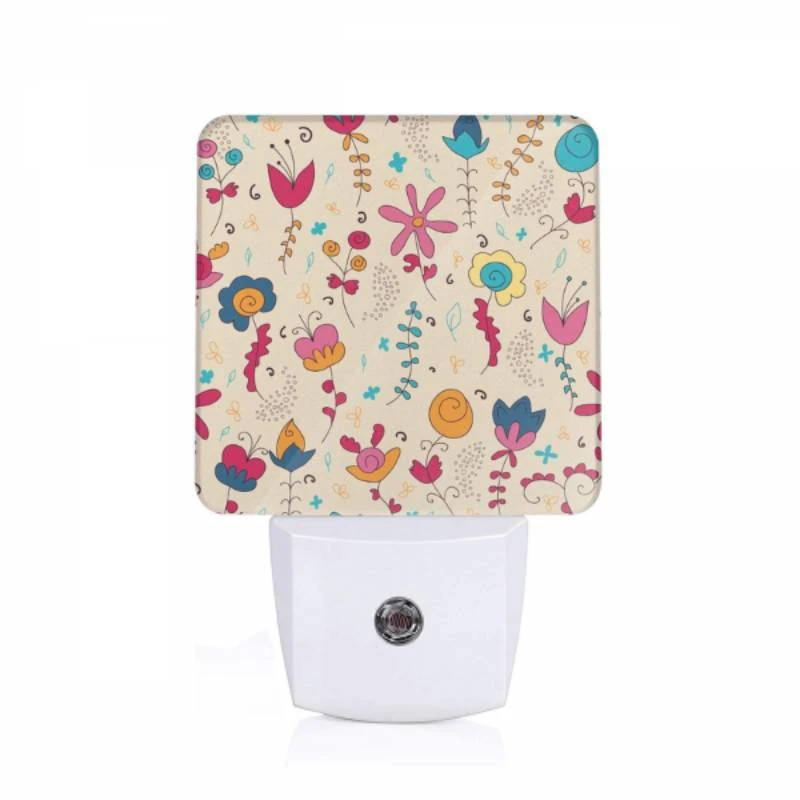 Night Light, A colorful floral pattern with a variety of flowers and leaves. Night Light, A Colorful Floral Pattern With A Variety Of Flowers And Leaves. -Pattern Night Light 28c1b06ebb964d759441e5836d033bb96448b623