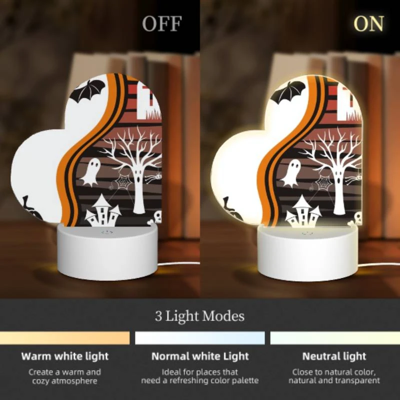 Love Acrylic Night Light, A collection of Halloween symbols Love Acrylic Night Light, A Collection Of Halloween Symbols -Pattern Night Light 29a11ad5f6ae90c354cf986cc50beae4348e804b