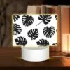 Rectangular Acrylic Night Light, A Pattern Of Leaves On A White Background. 1 Rectangular Acrylic Night Light, A Pattern Of Leaves On A White Background. -Pattern Night Light 29f8940ef7666533ce10c0fb6b880e62ad99d1ee
