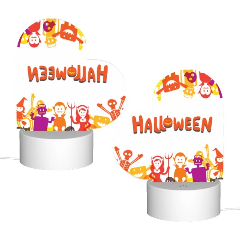 Love Acrylic Night Light, A colorful poster of Halloween characters. Love Acrylic Night Light, A Colorful Poster Of Halloween Characters. -Pattern Night Light 2a1ffbb557124cca1bded3529d570b5617bb45f4