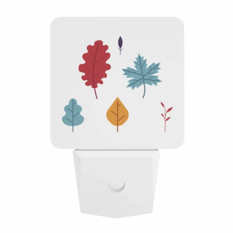 Night Light, Six different colored leaves are shown in a row. Night Light, Six Different Colored Leaves Are Shown In A Row. -Pattern Night Light 2a5715b63a99d9aa38f0478b5c593764ce46c4b6