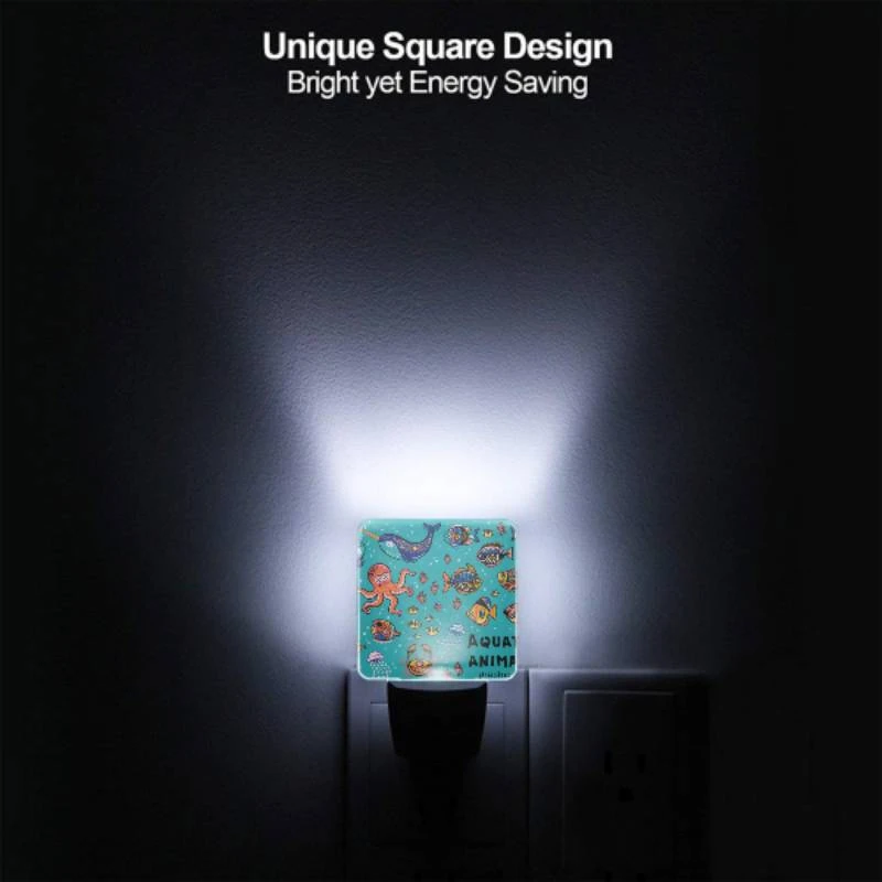 Night Light, A colorful aquatic animal graphic set. Night Light, A Colorful Aquatic Animal Graphic Set. -Pattern Night Light 2a9e87faa6919b2da075d26e74306b745bdefbdd