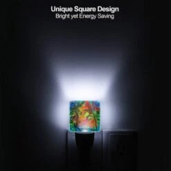 Night Light, A Colorful Image Of Palm Trees With A Logo That Reads "Palm Beach." 6 Night Light, A Colorful Image Of Palm Trees With A Logo That Reads "Palm Beach." -Pattern Night Light 2aa5996ab54422c4b6b17220357a750b1e94da9d