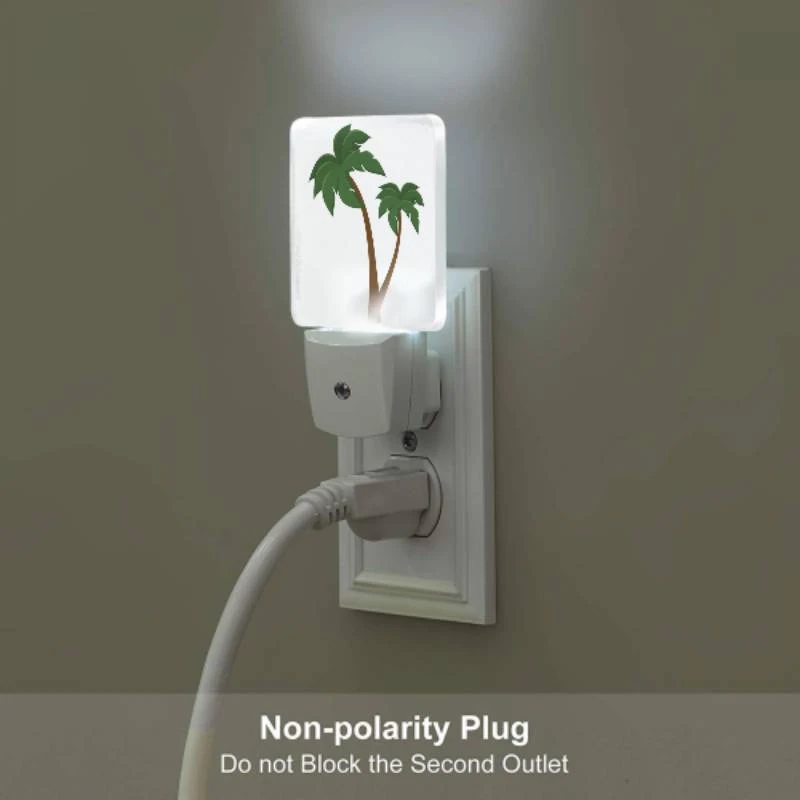 Night Light, A green palm tree with a brown trunk. Night Light, A Green Palm Tree With A Brown Trunk. -Pattern Night Light 2c9280394c2012d0cefa13679772d886875f03a3