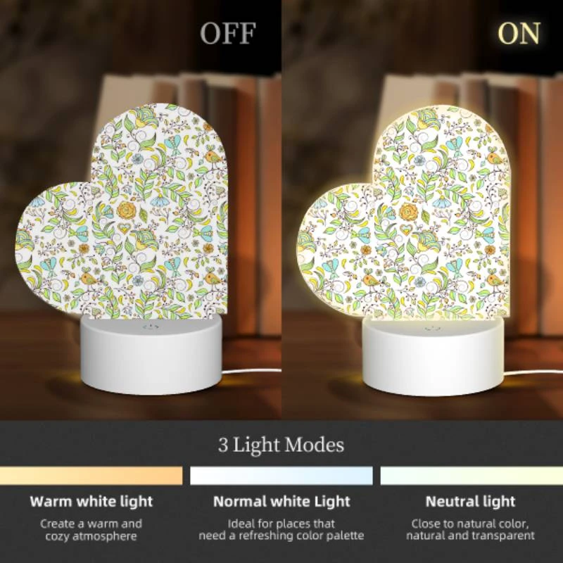 Love Acrylic Night Light, A colorful floral pattern with yellow Love Acrylic Night Light, A Colorful Floral Pattern With Yellow -Pattern Night Light 2cda86ea7be0dbbcbf0b9650939abc0a06cd2e2c